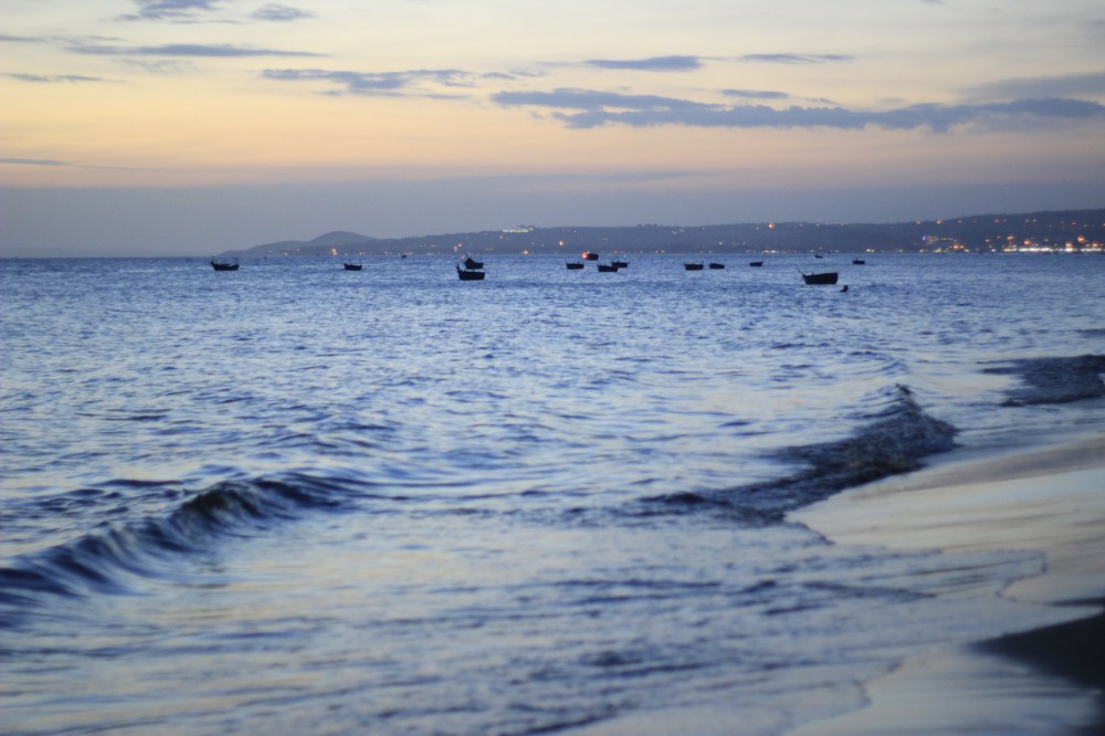 bateaux de pêche de Mui né