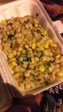 Maïs sauté aux crevettes séchées